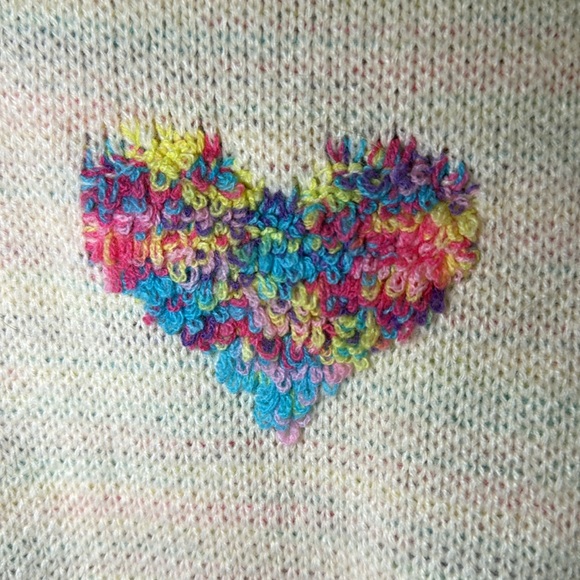 Shein Knit Heart Sweater - Picture 2 of 4